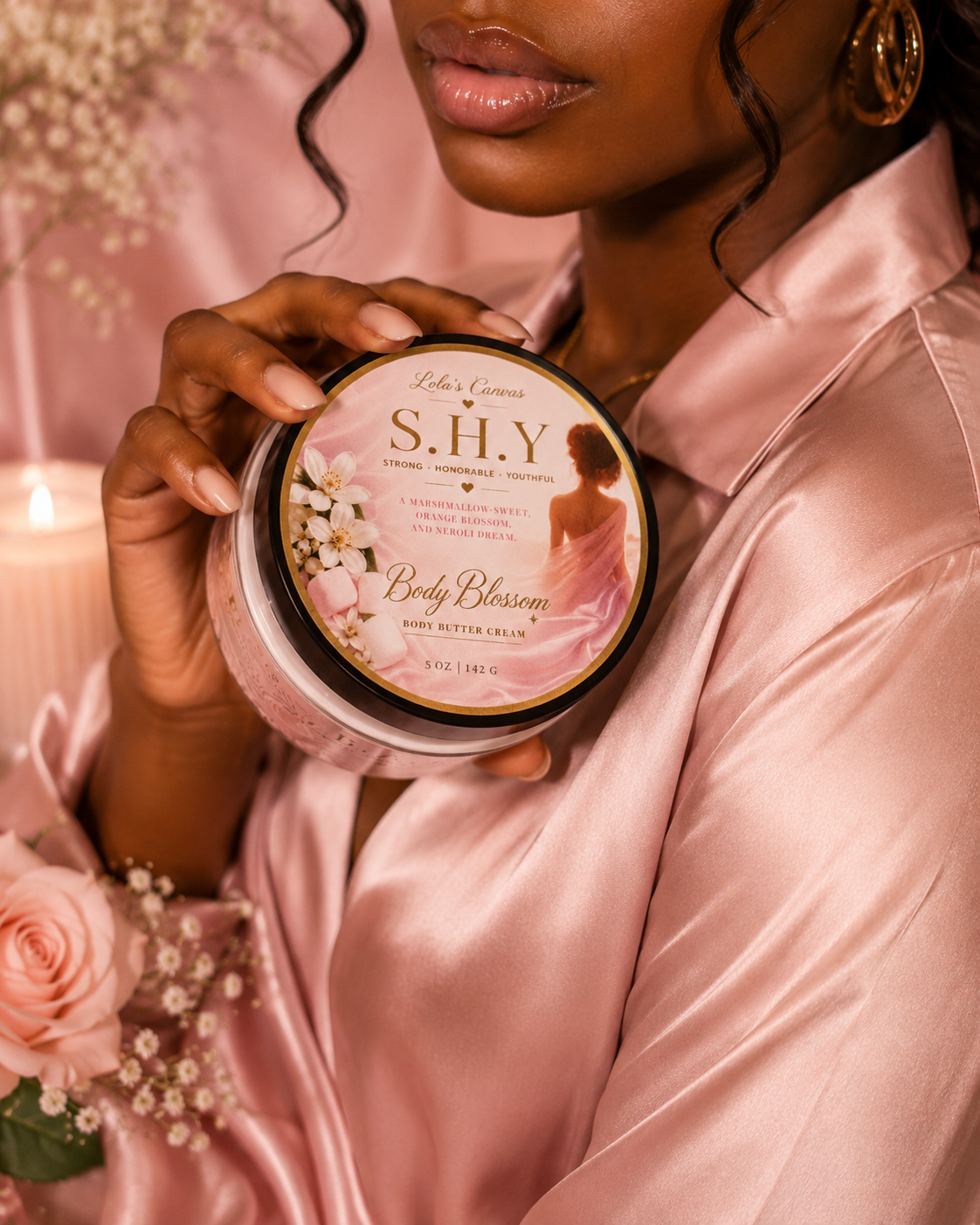 S.H.Y. Body Blossom — Love Don't Be Shy Inspired Scented Body Butter | Lola's Canvas - Lola’s Canvas