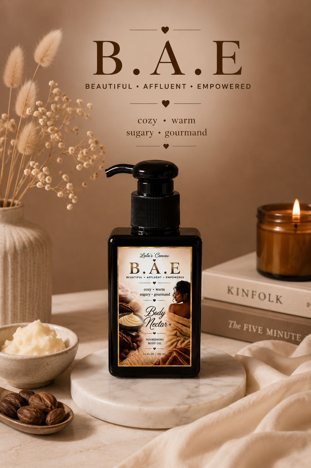 B.A.E. Body Nectar — Donna Born in Roma Inspired Scented Body Oil | Lola's Canvas - Lola’s Canvas