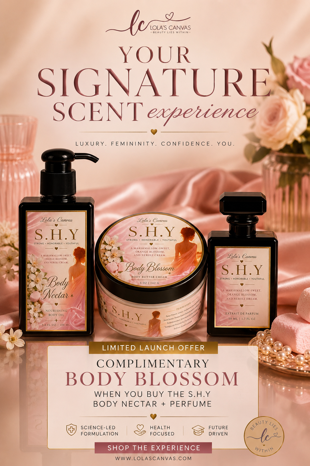 S.H.Y. Extrait de Parfum — Love Don't Be Shy Inspired Perfume | Lola's Canvas - Lola’s Canvas