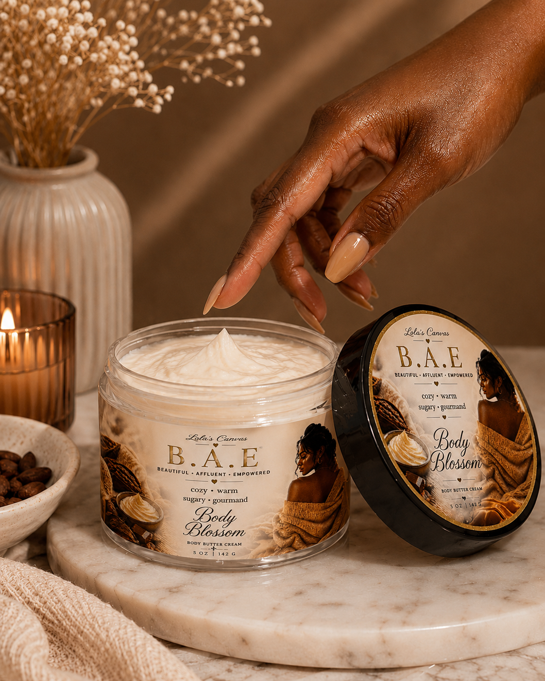 B.A.E. Body Blossom — Donna Born in Roma Inspired Scented Body Butter | Lola's Canvas - Lola’s Canvas